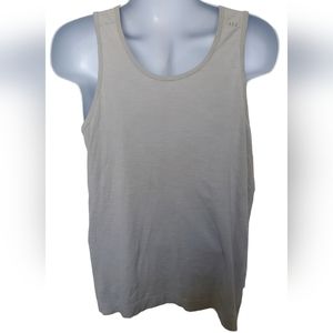 Lululemon Men's Arctic Gray Breathable License to Train Tank Top Size Medium Gym
